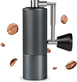 TIMEMORE Chestnut C2 Fold Manual Coffee Grinder, Hand Coffee Grinder for Pour Over Coffee, French Press, Internal Adjustable Grind Setting, Dark Grey