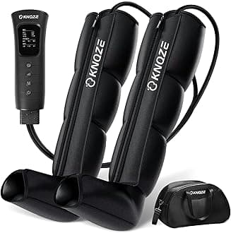 KNQZE Leg Massager for Circulation and Pain Relief, Air Compression Recovery System for Fast Leg Recovery, Reduce Muscle Fatigue, Swelling, Cramping, Gifts for Mom Dad Men Women