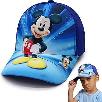 VRITRAZ Printed Character Little Baseball Cap for Kids, Baby Girls and Boys 3-12 Years