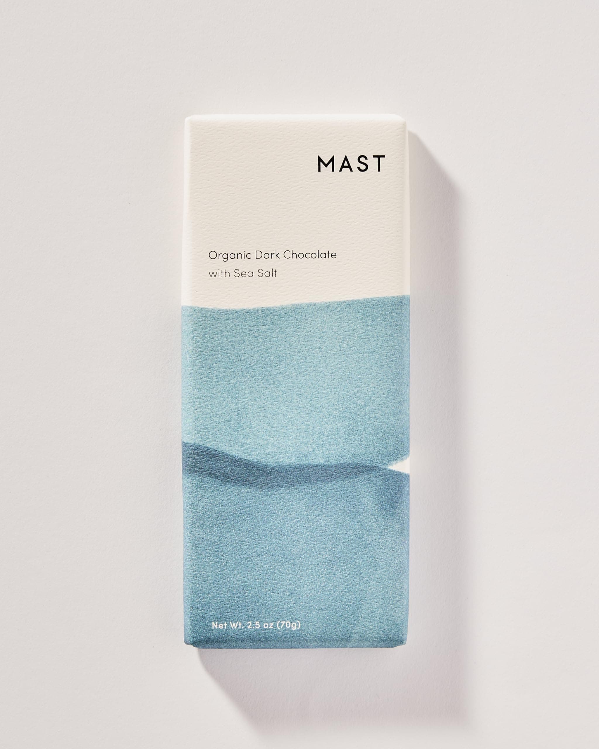 Mast Chocolate Bars | 6 pack | Organic, Kosher | Classic 2.5oz each (6 Bars, Organic Dark Chocolate with Sea Salt)