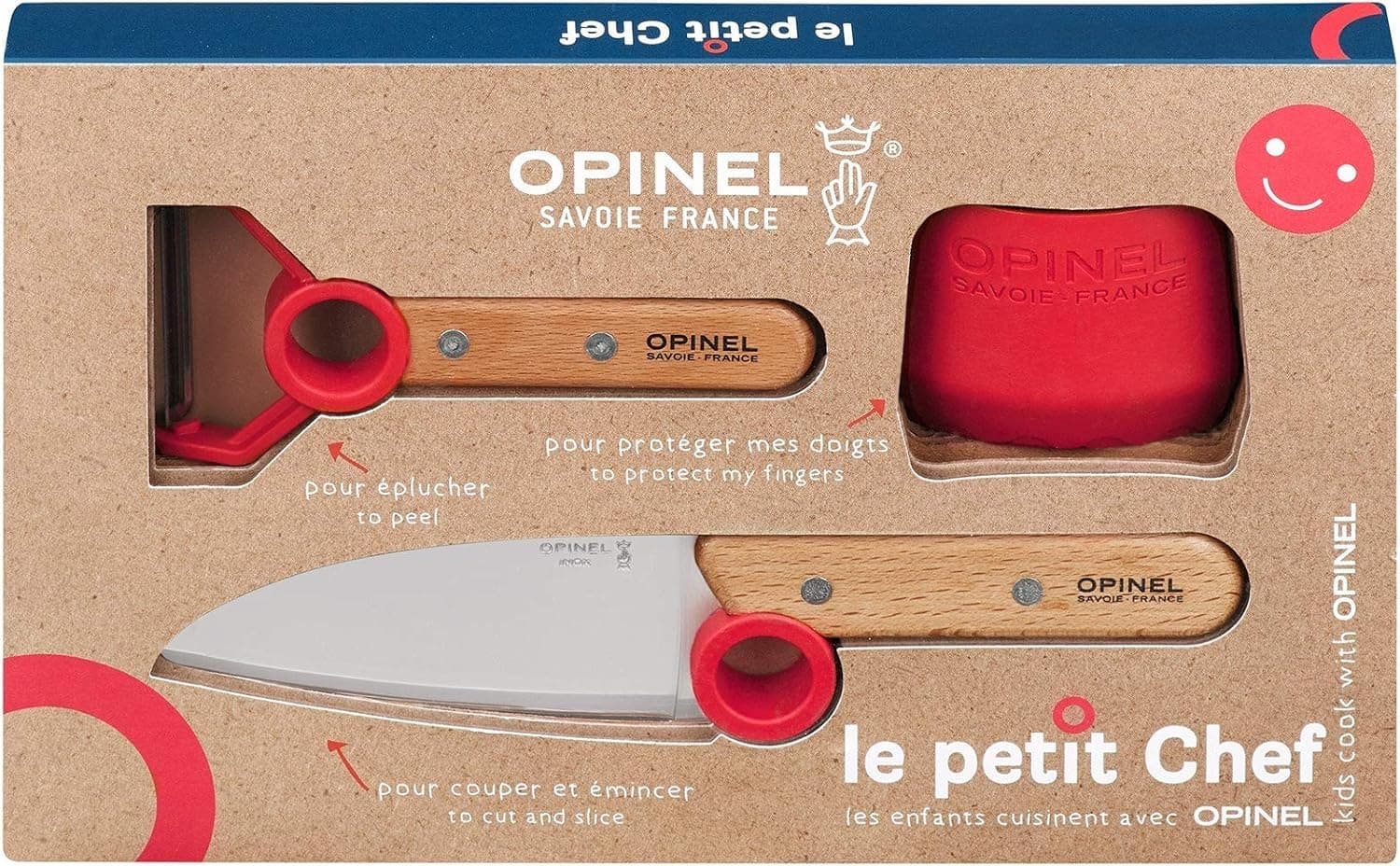 – Le Petit Chef 3-Piece Children's Kitchen Knife Set