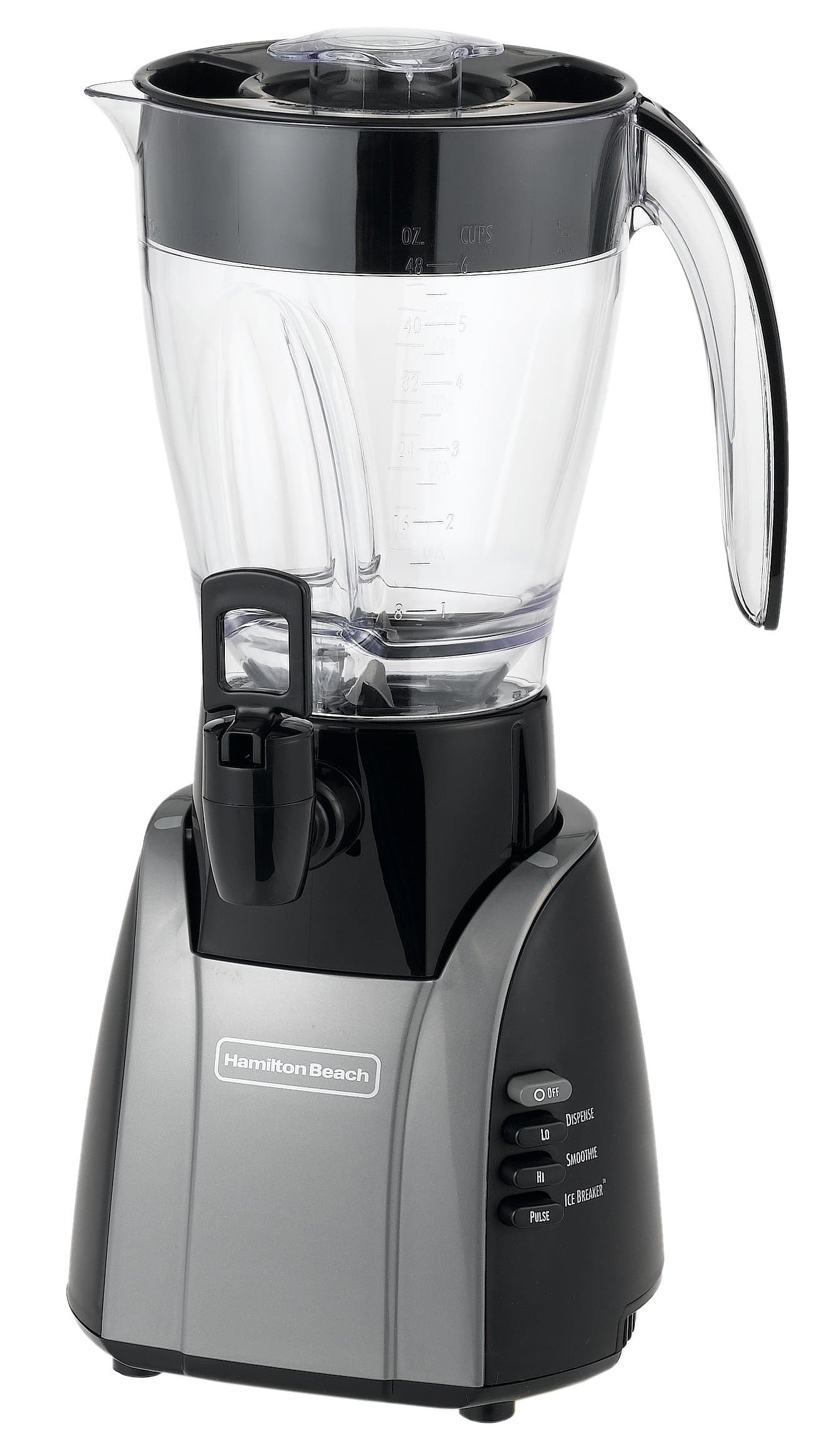 Hamilton Beach 53155 Wavestation Plus Blender, Black and Silver