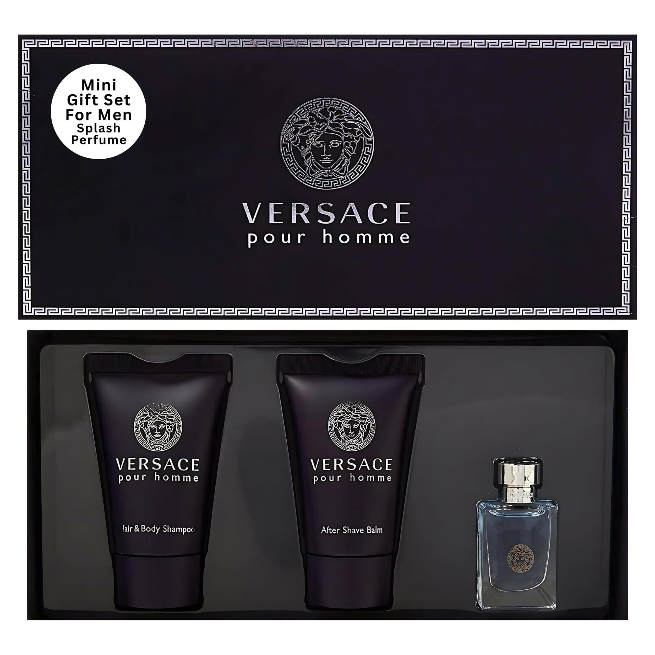 Pour Homme 3 Piece Mini Gift Set For Men - 1 EDT 5 ml +25 ml Shower Gel +25 ml ASB