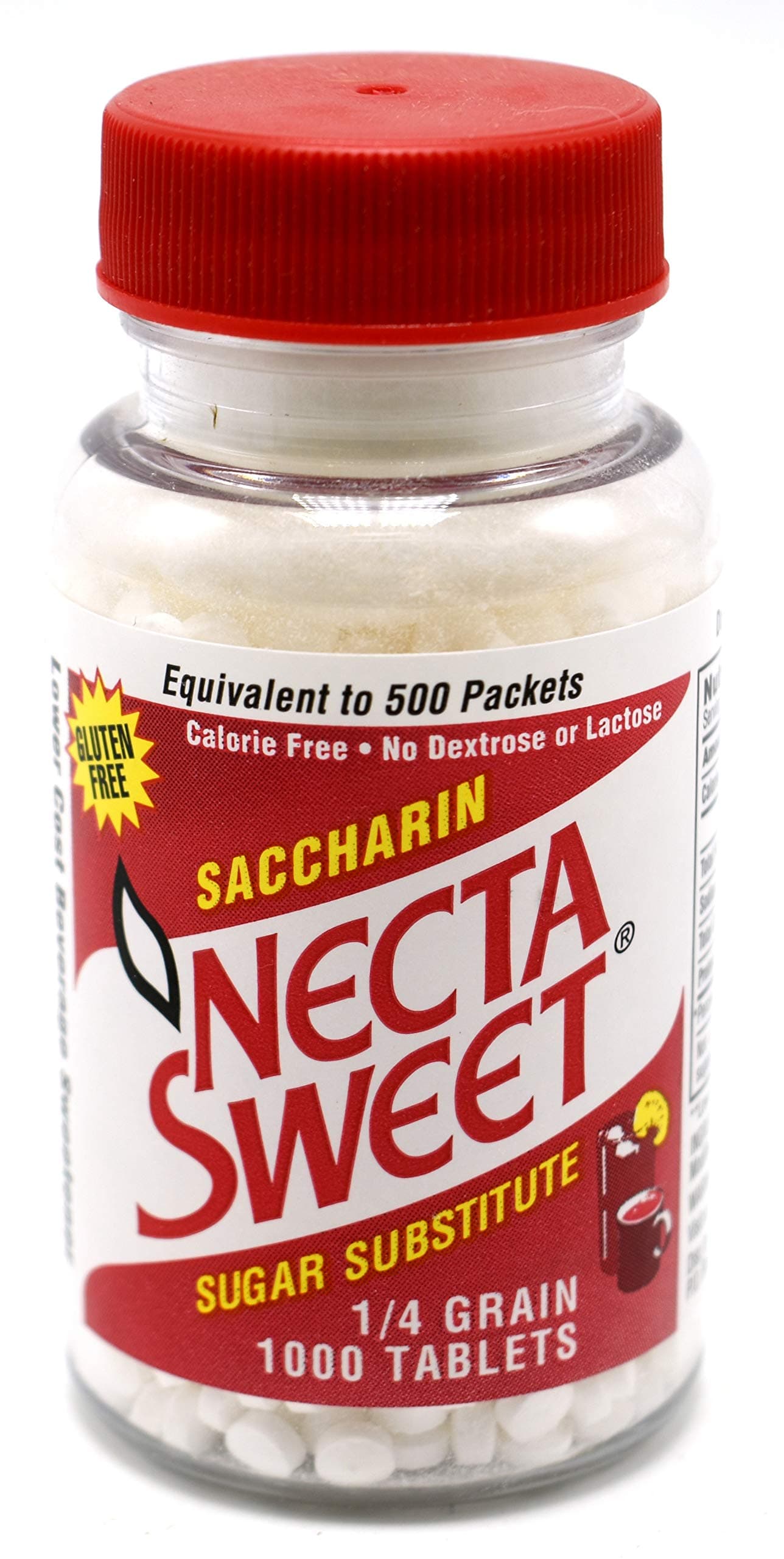 Saccharin Sugar Substitute 1/4 Grain 1000 Tablets