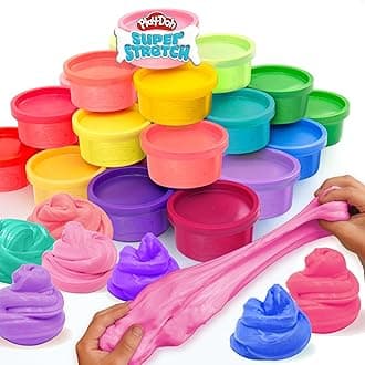 Super Stretch Slime for Kids, 30-Pack Variety, Popular Toys, Gifts and Party Favors