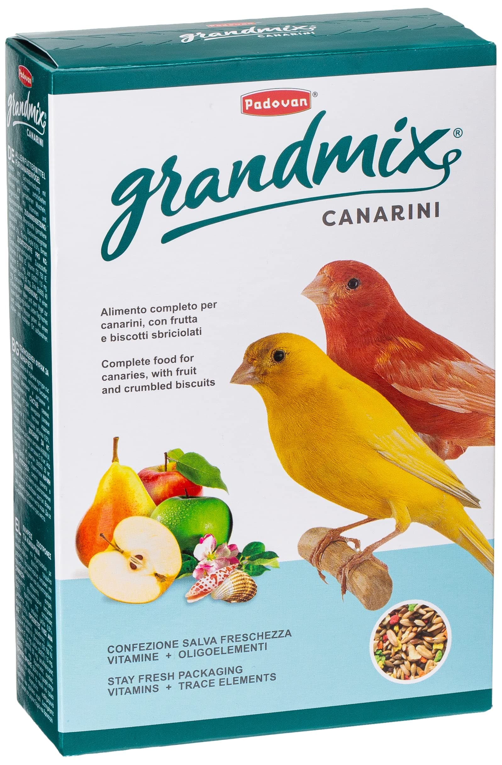 Padovan Grand Mix Canarini Complete Feed, Multi-Colour, 400 G, Pp00275
