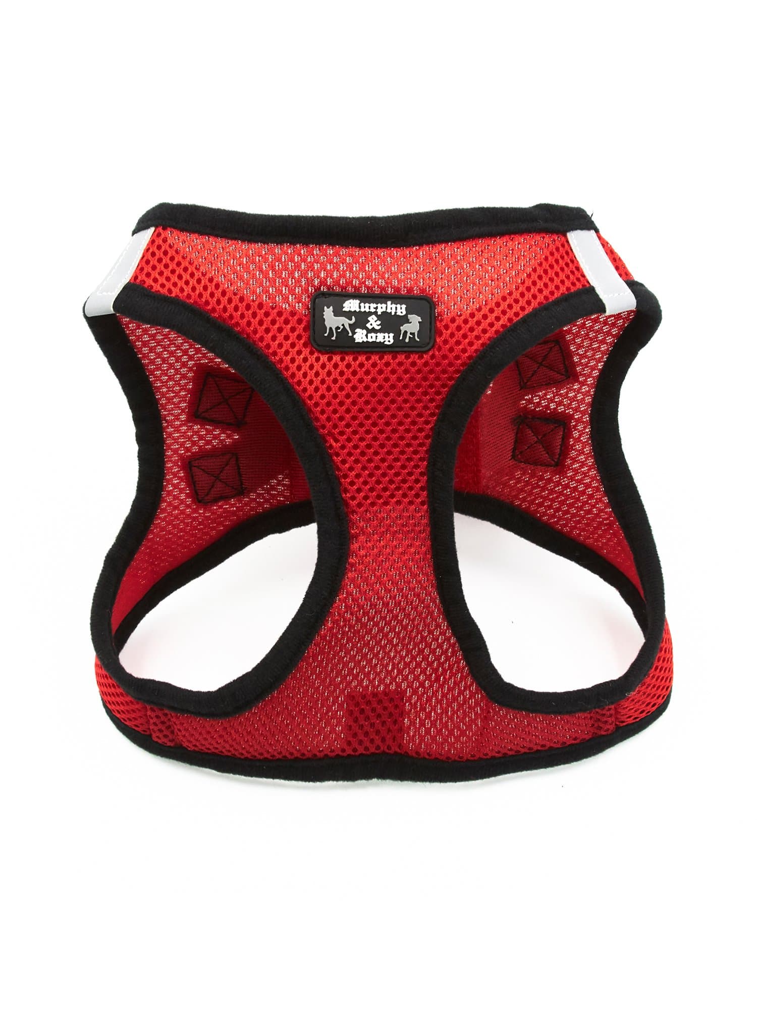 MR500RED-M Murphy & Roxy Pet's Harness with Velcro and buckle, Red, Medium