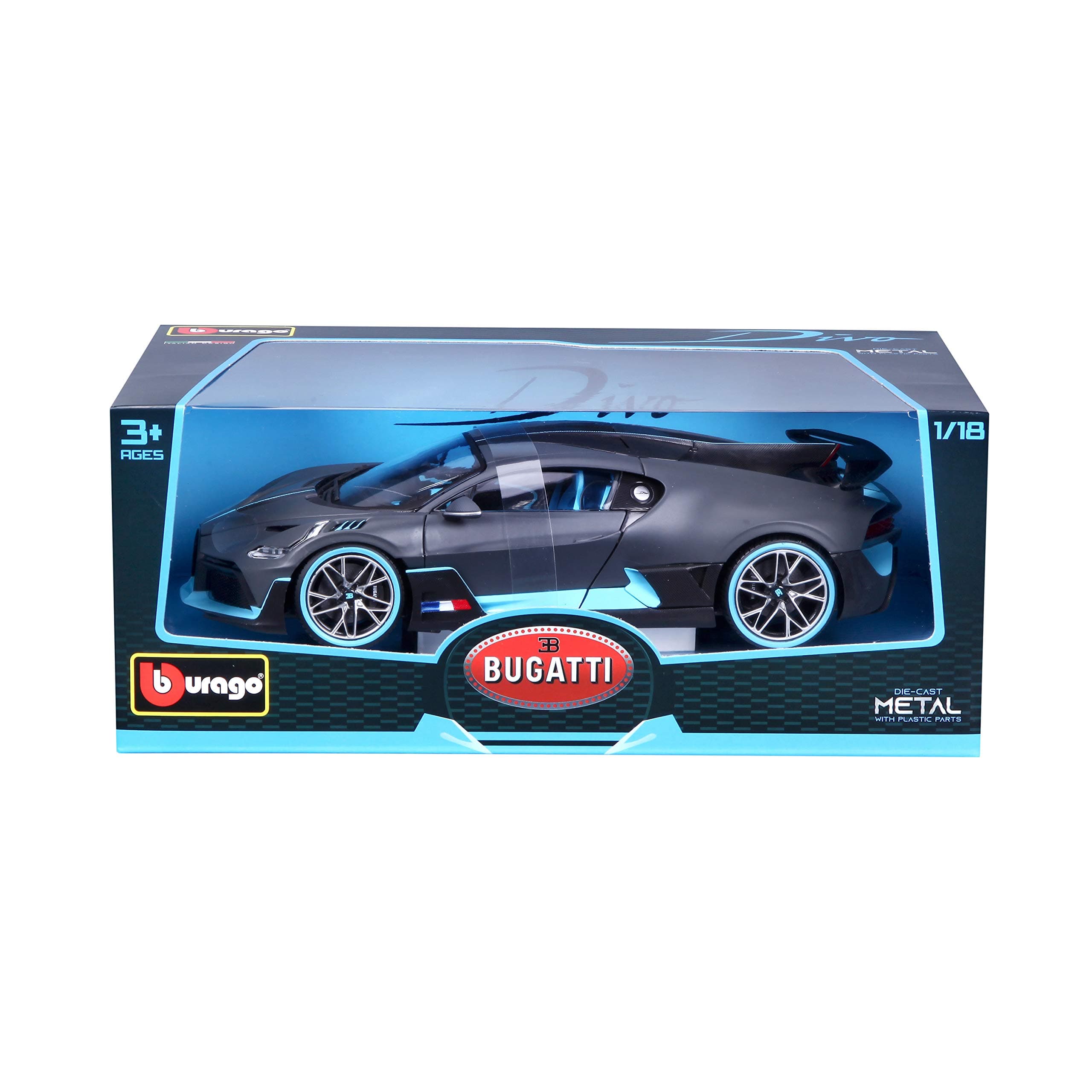 Bburago 1:18 Bugatti Divo - Red Diecast Car