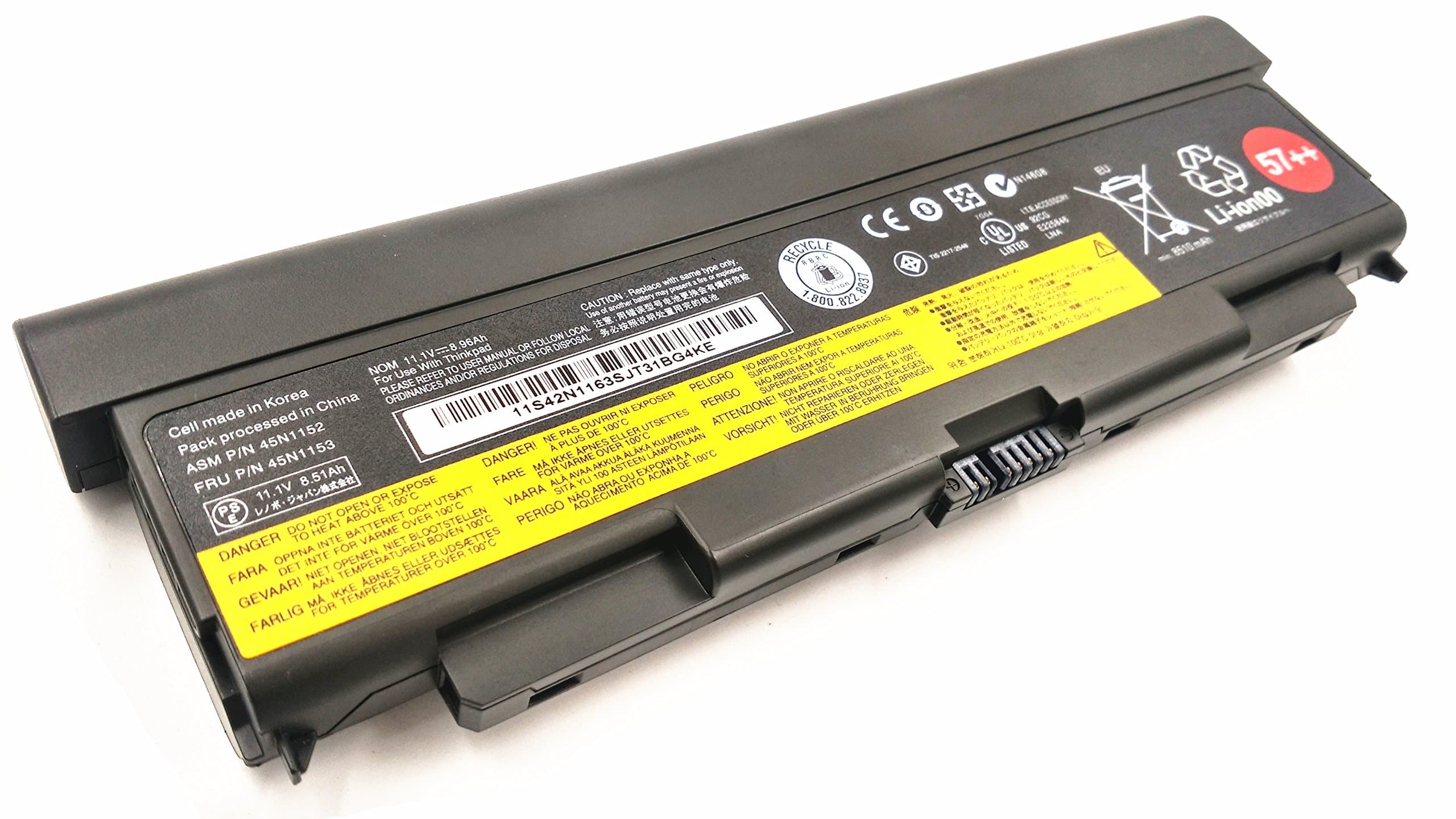 Kreen T440P 9-Cell New Replacement Battery for Lenovo ThinkPad T440P W540 L540 L440 W541 T540P 0c52864 45N1150 45N1151 45N1153 45N1152 45N1158 57++