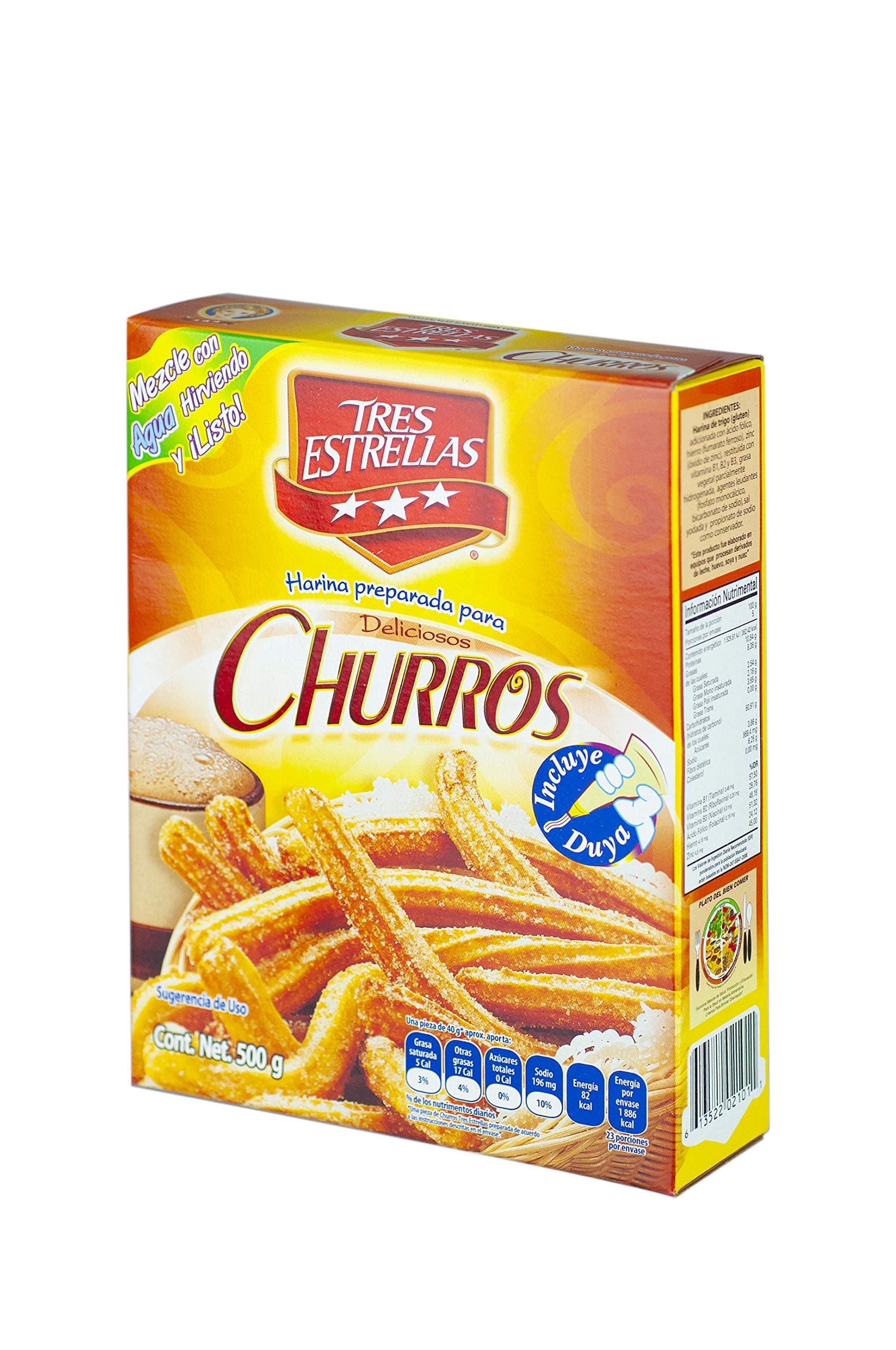 Tres Estrellas Churros Flour Mix, 17.6 oz.