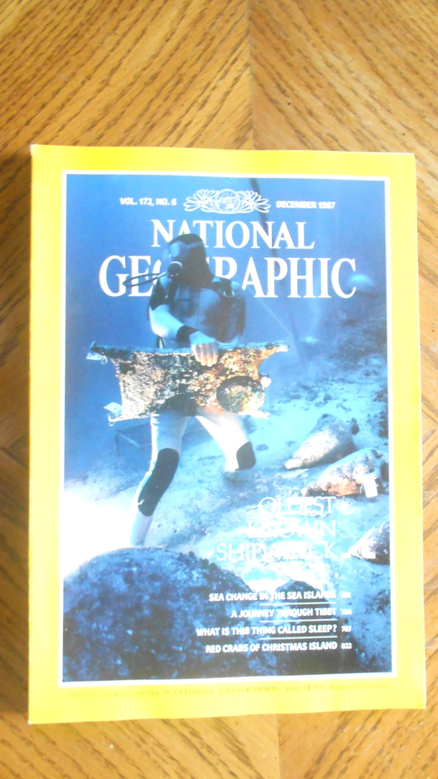 National Geographic December 1987 Vol. 172, No. 6 Single Issue Magazine – January 1, 1987