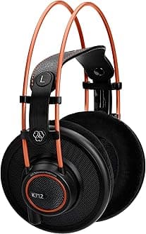 AKG K712PRO Studio Wired On Ear DJ Headphones (Black)