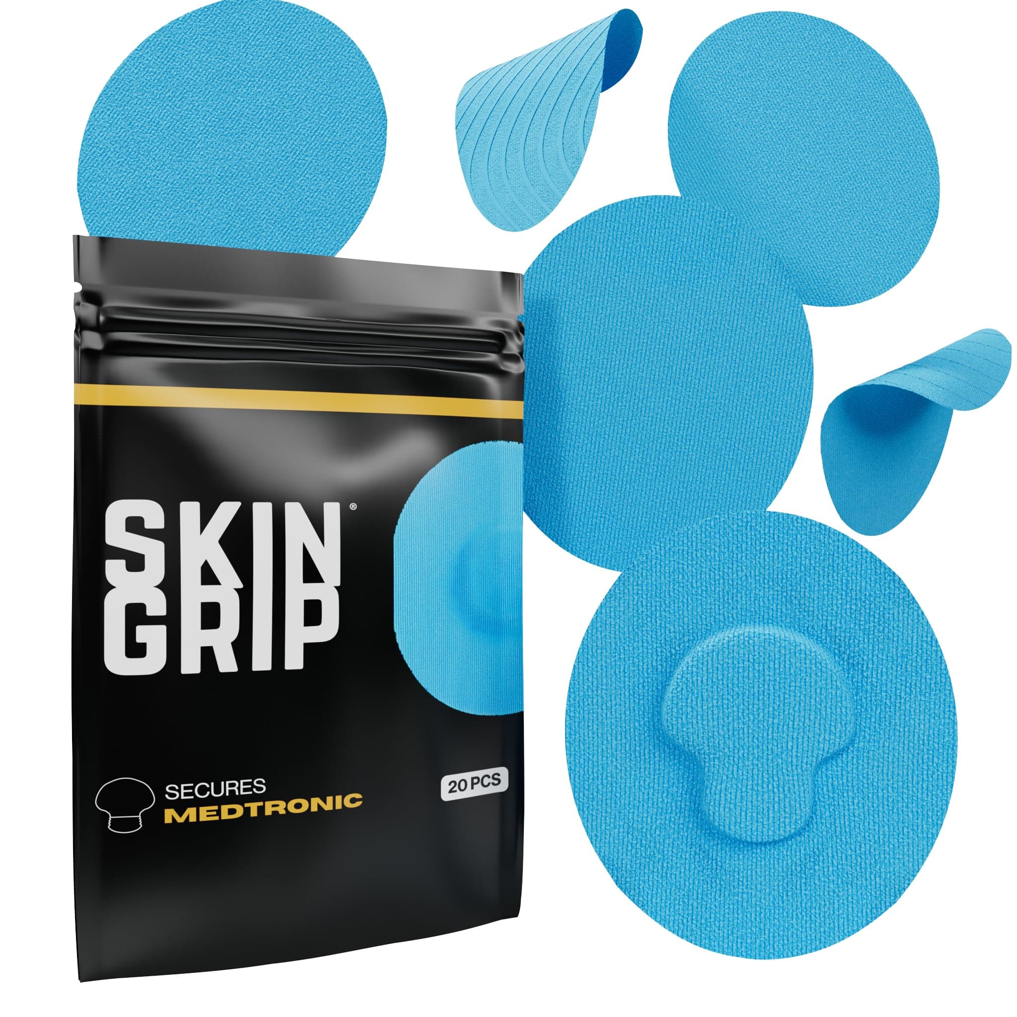 Medtronic Guardian, Freestyle Libre, Enlite Adhesive Over Patch Blue