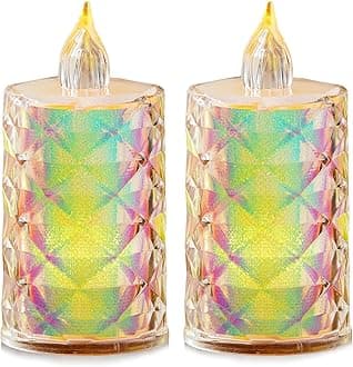AIMNXT 24 Pack Battery Operated Flameless Tea Lights LED Candles Battery Life Over 200 Hours Tabletop Decorative Lights for Halloween/Christmas Party Wedding Centerpieces