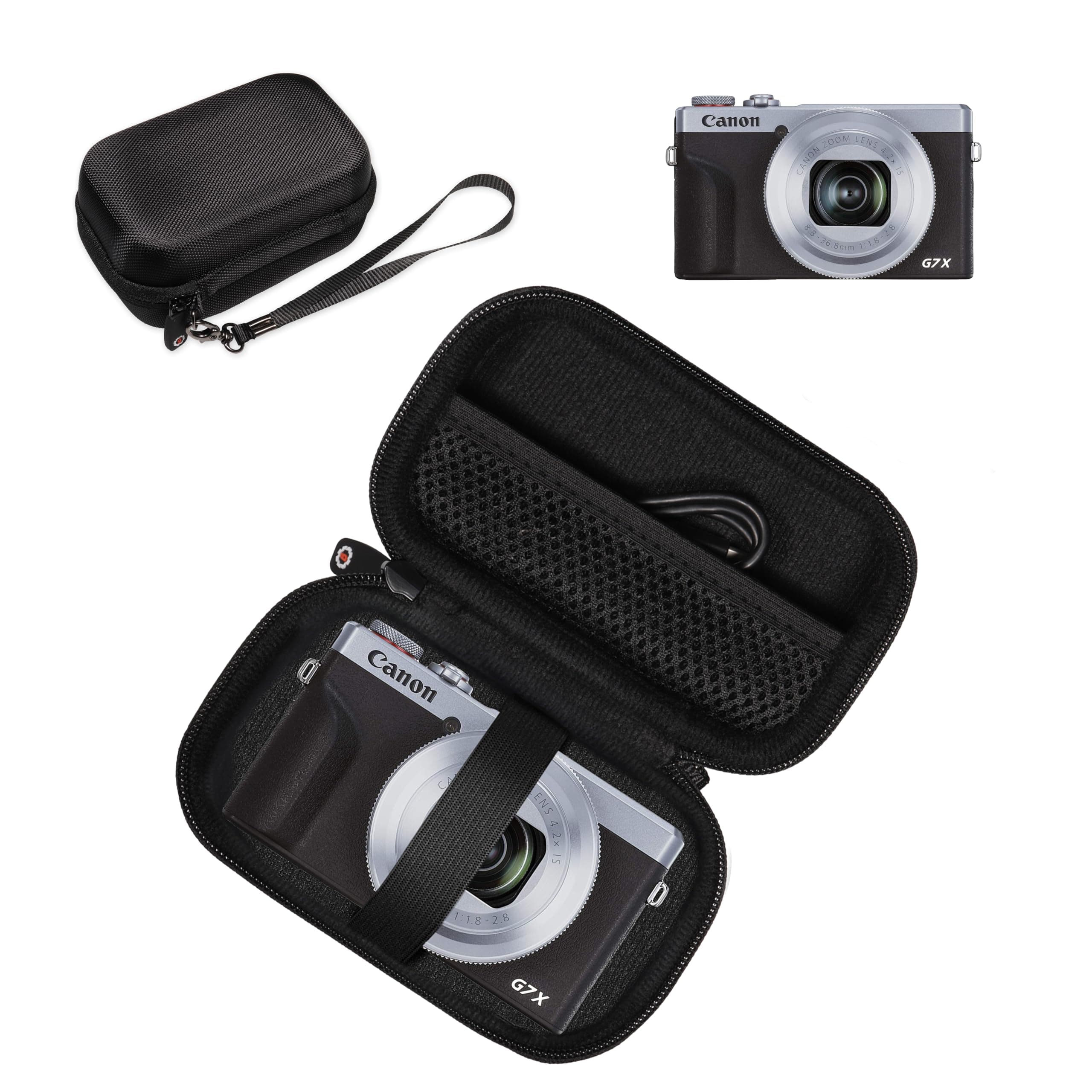 GETGEAR Case for Canon PowerShot G7X Mark III, G7 X Mark II; Sony RX100 VII Premium, RX100 III, RX100VA, RX100 VI, Panasonic LUMIX ZS100, DC-ZS70K, ZS80, ZS60; Canon US Point and Shoot digital camera