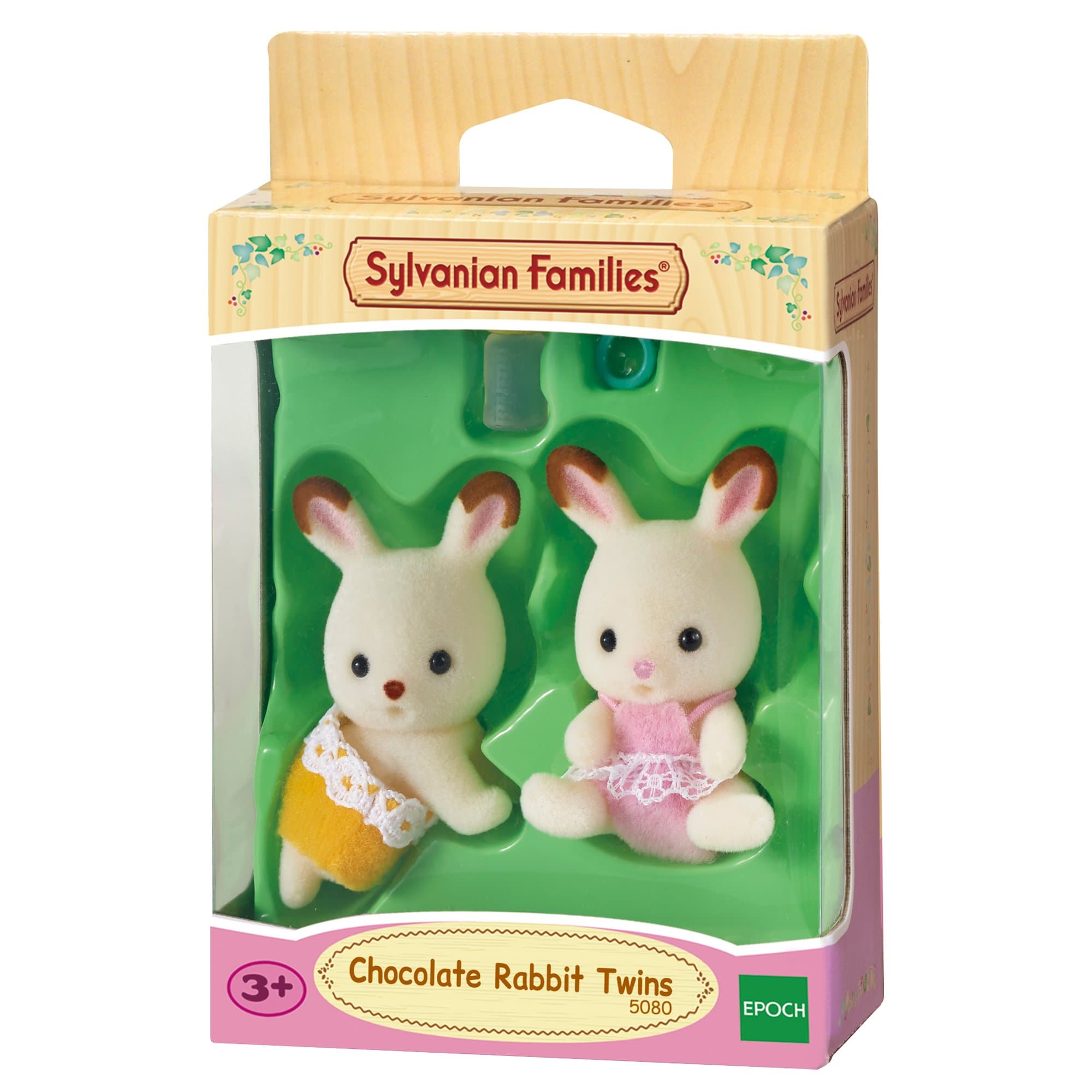 Sylvanian Families Chocolate Rabbit Twins, Multi-Colour, 5080