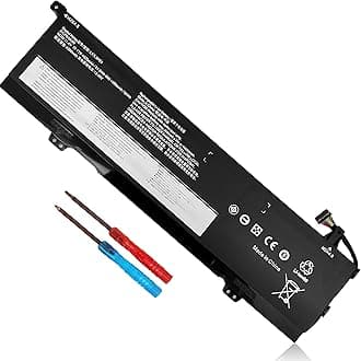 Wymisnit L17C3PE0 Battery for Lenovo Yoga 730 15 730-15IKB 730-151KB 730-15lKB 730-15IWL 730-151WL 730-15lWL Laptop Replacement L17L3PE0 5B10Q39196 5B10Q39197 11.25V 51.5W 4587mAh 3-Cell