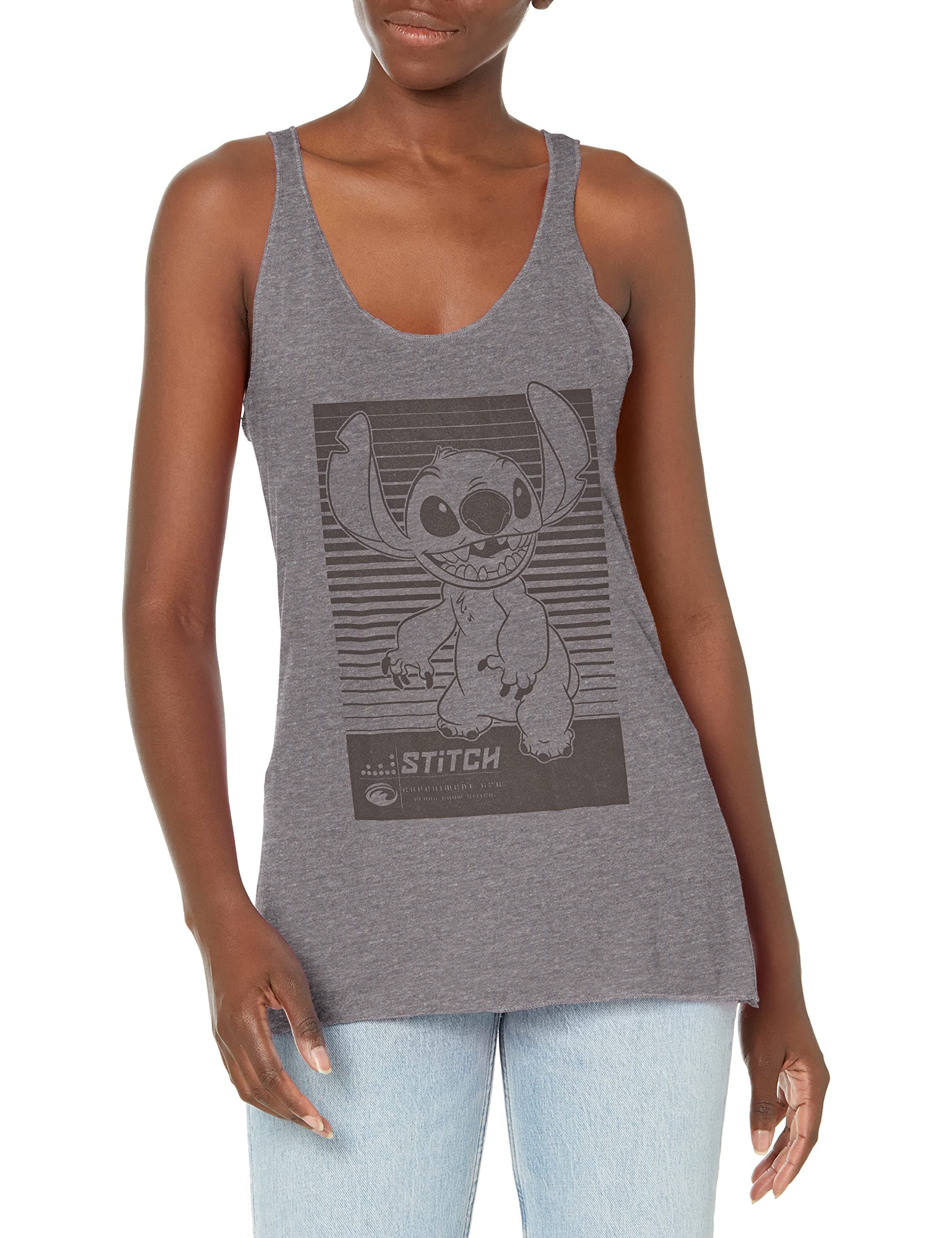 Disneywomens Stitch Liner T-Shirt