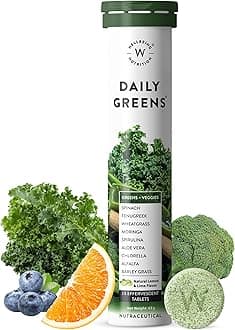 Daily Greens | Natural Lemon and Lime Flavour | 15 Tablets 63g (2.22Ounce)