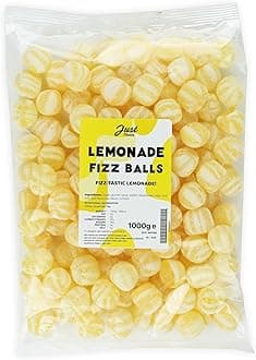 Just Treats Lemonade Fizz Balls 1kg Party Bag