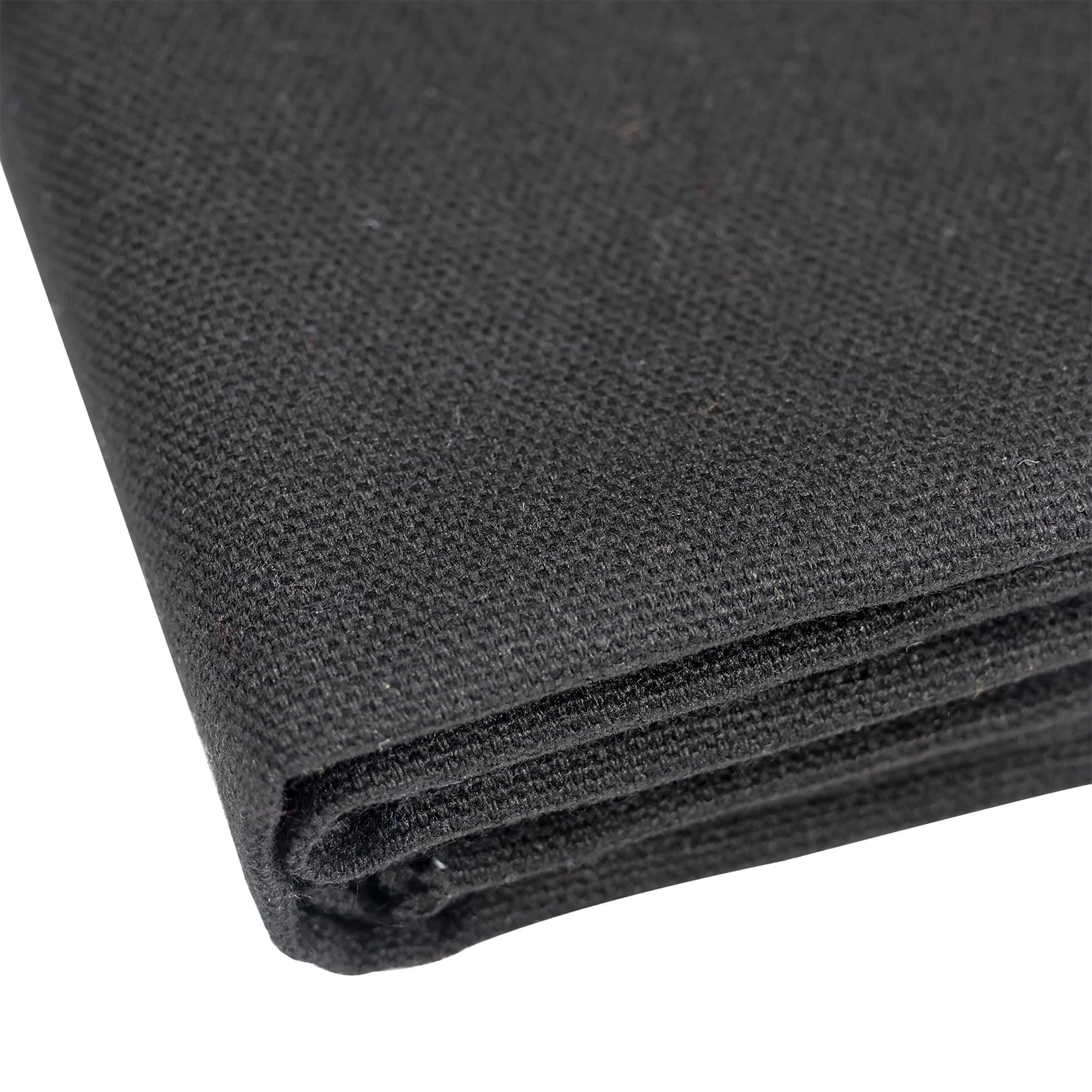 10oz Heavy Duty Cotton Canvas Fabric 60" x 40", Thick Cotton Duck Cloth for Painting, Sewing, Crafts, Tote Bags, Embroidery, Home Decor, Drop Cloth (Black)