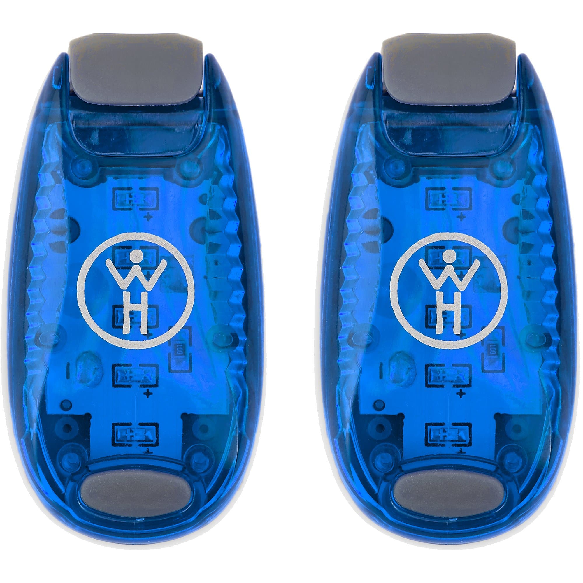 LED Safety Light 2 Pack - Nighttime Visibility for Runners, Cyclists, Walkers, Joggers, Kids, Dogs, Relays & More - Clip to Clothes Strap to Wrist, Ankle, Bike, Collar, or Just About Anywhere!
