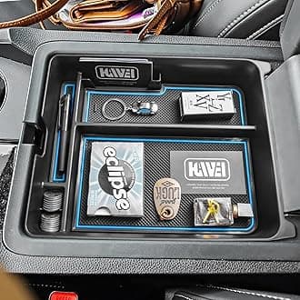 Center Console Organizer Compatible with Honda Pilot 2023 2024 2025 2026 and Ridgeline/Passport 2024 2025 2026 Interior Accessories Insert Armrest Storage Box Tray, Blue