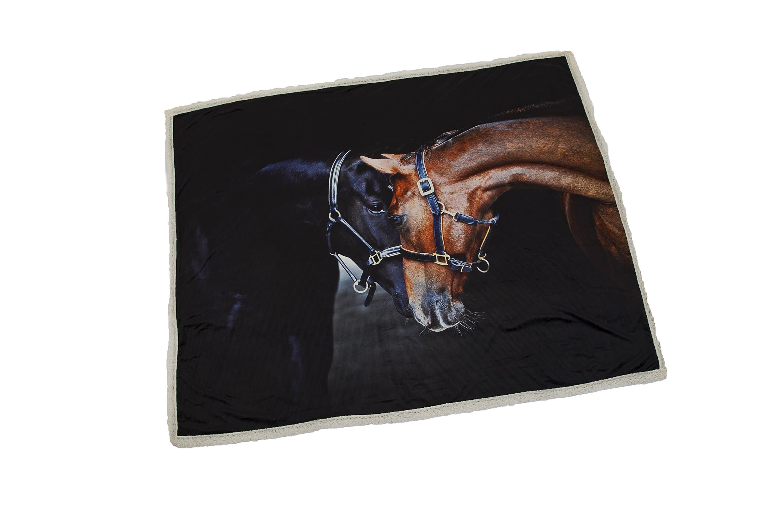 Country Matters Old Friends Soft Touch Throw, Polyester, Multi-Colour, Single