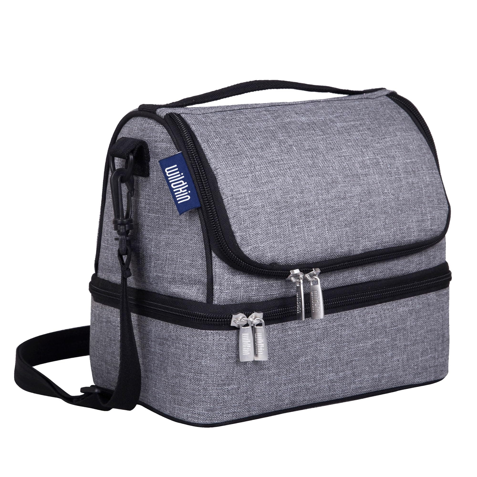 Wildkin 52903 Grey Tweed Lunch Bag, One Size