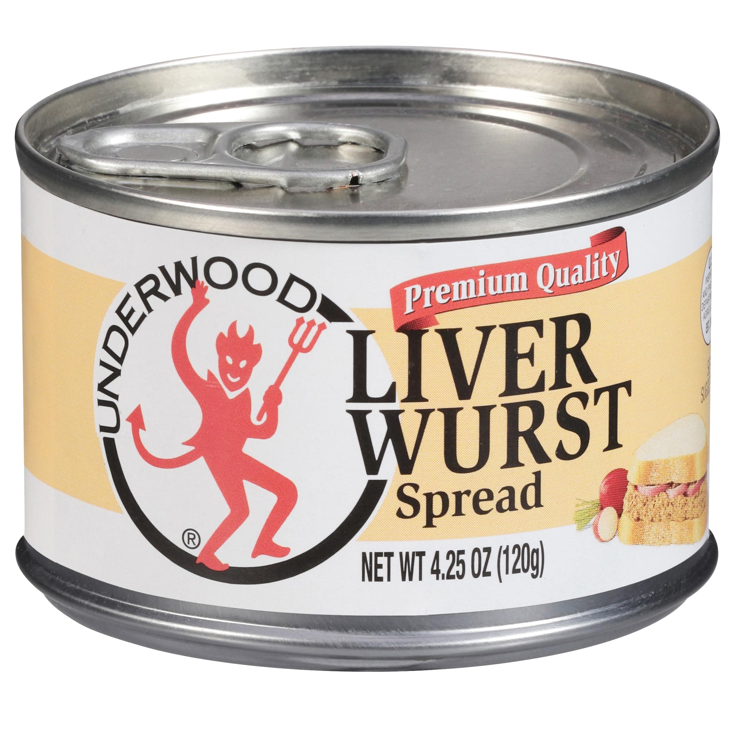 Underwood Liverwurst Spread 4.25 Ounce (Pack of 2)