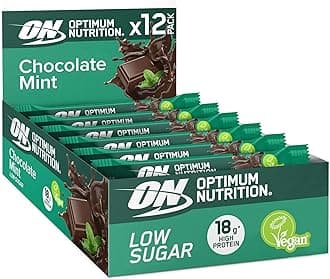 Optimum Nutrition Chocolate Mint Plant Bar, 10 x 60 g