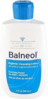 Balneol Hygienic Cleansing Lotion, 3.0-Ounce Bottles (Pack of 6)