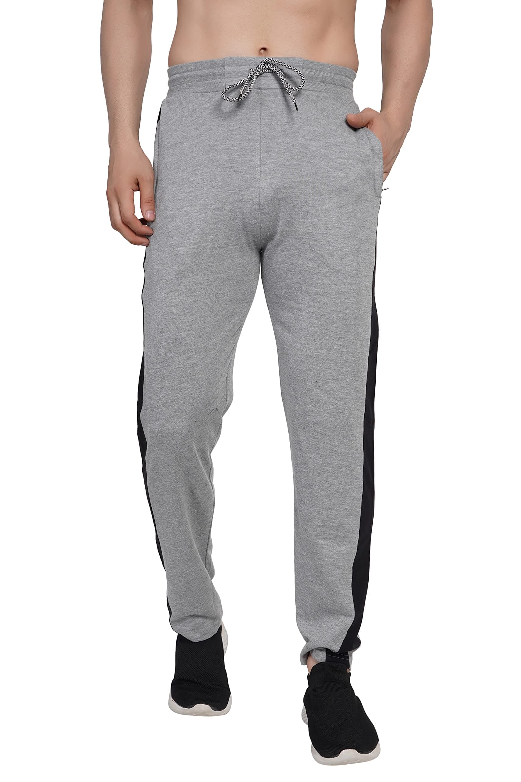 RILO Men's Regular Fit Track Pants (Size - X-Large, Grey) 1020