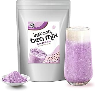 J WAY Taro Milk Tea 2.2 Lb (1 Count), Powdered Instant Milk Tea Drink Mix, Serve Hot or Cold, Makes Blended Frappe Drinks