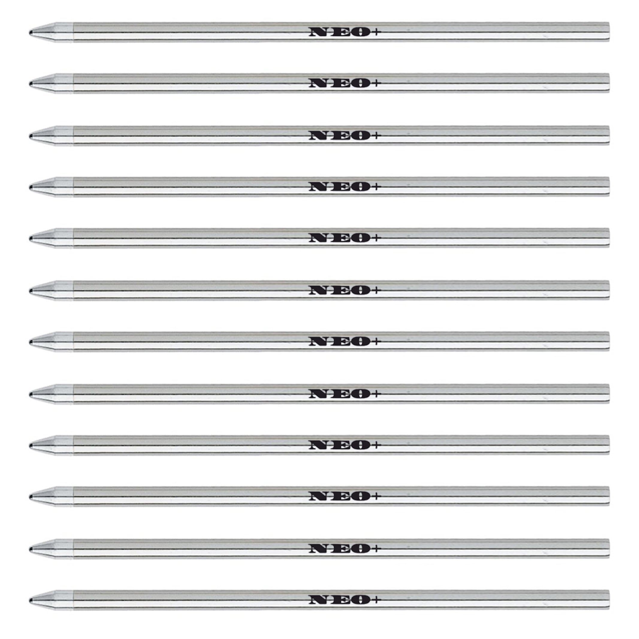 Pack of 12 Mini Micro Pen Refills. Compatible with: Swarovski, Cross, Cartier®, Lamy, Faber-Castell, Zebra, Tombow, Schneider, Schmidt, Parker, Pelikan, Monteverde, OHTO Pens (12 x Black Ink)