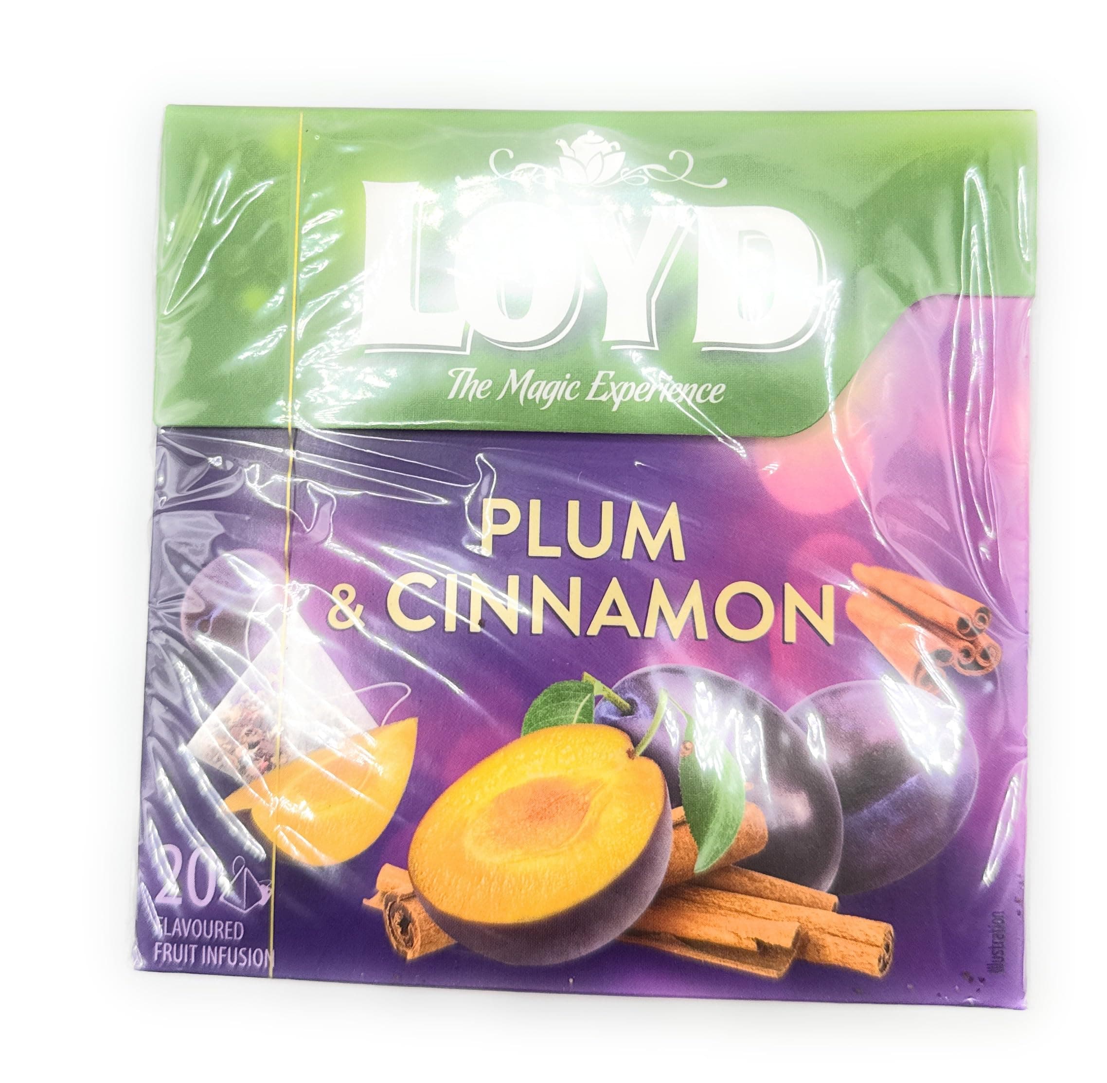 Loyd the Magic Experience Flavoured Fruit Tea Plum & Cinnamon 20 teabags
