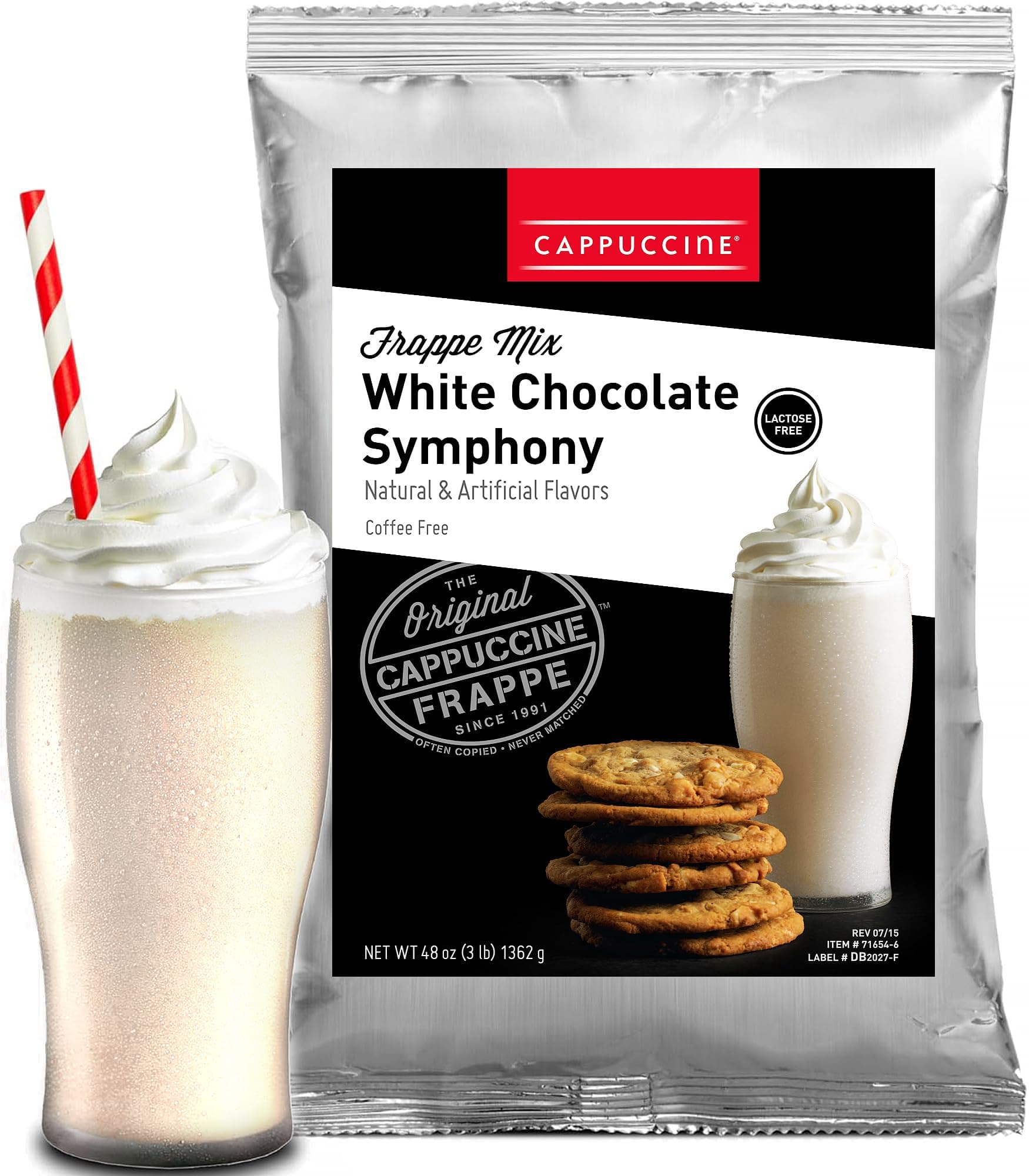 White Chocolate Symphony Frappe Mix, 3 Pound (Pack of 1)