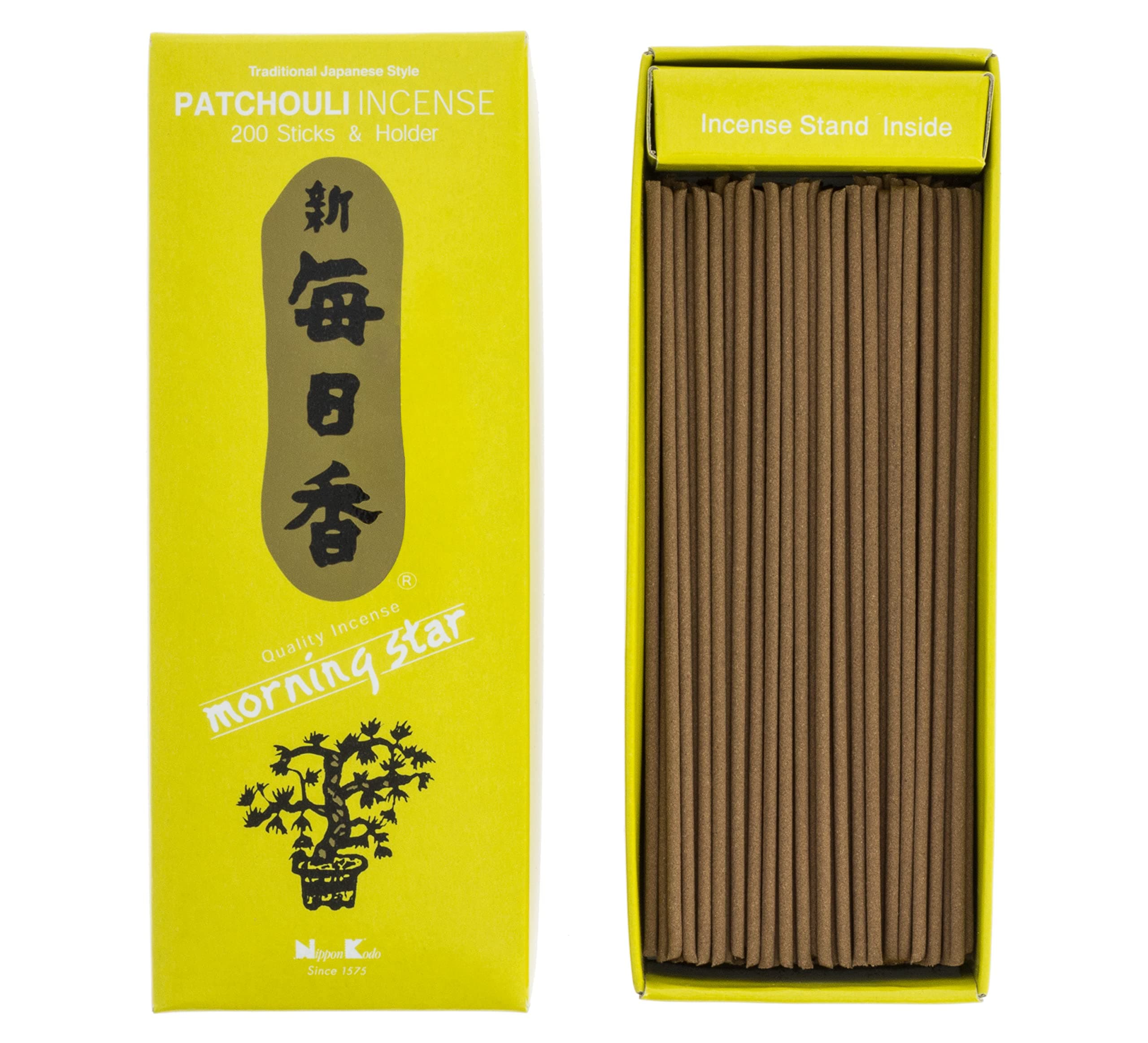 MORNING STAR Nippon Kodo Patchouli 200 Sticks
