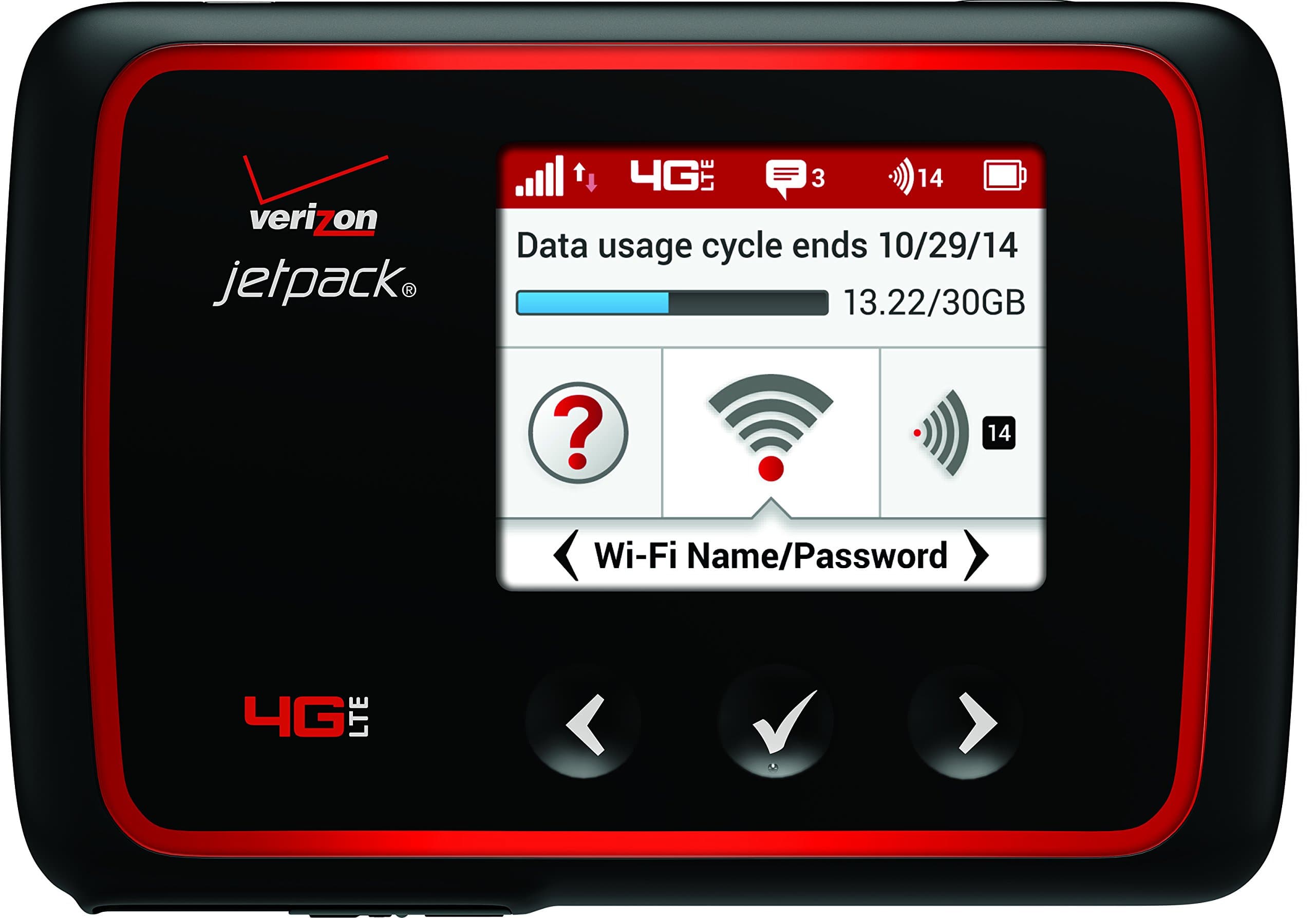 MiFi 6620L Jetpack 4G LTE Mobile Hotspot (Verizon Wireless)
