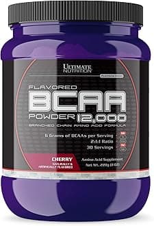 Ultimate Nutrition Flavored BCAA 12,000 Powder - 30 Servings (Cherry)