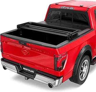5.5FT Tri-Fold Soft Truck Bed Tonneau Cover On Top Compatible with Ford F150 2015-2025 2026 F-150 Bed 3 Fold Styleside (67Inch)