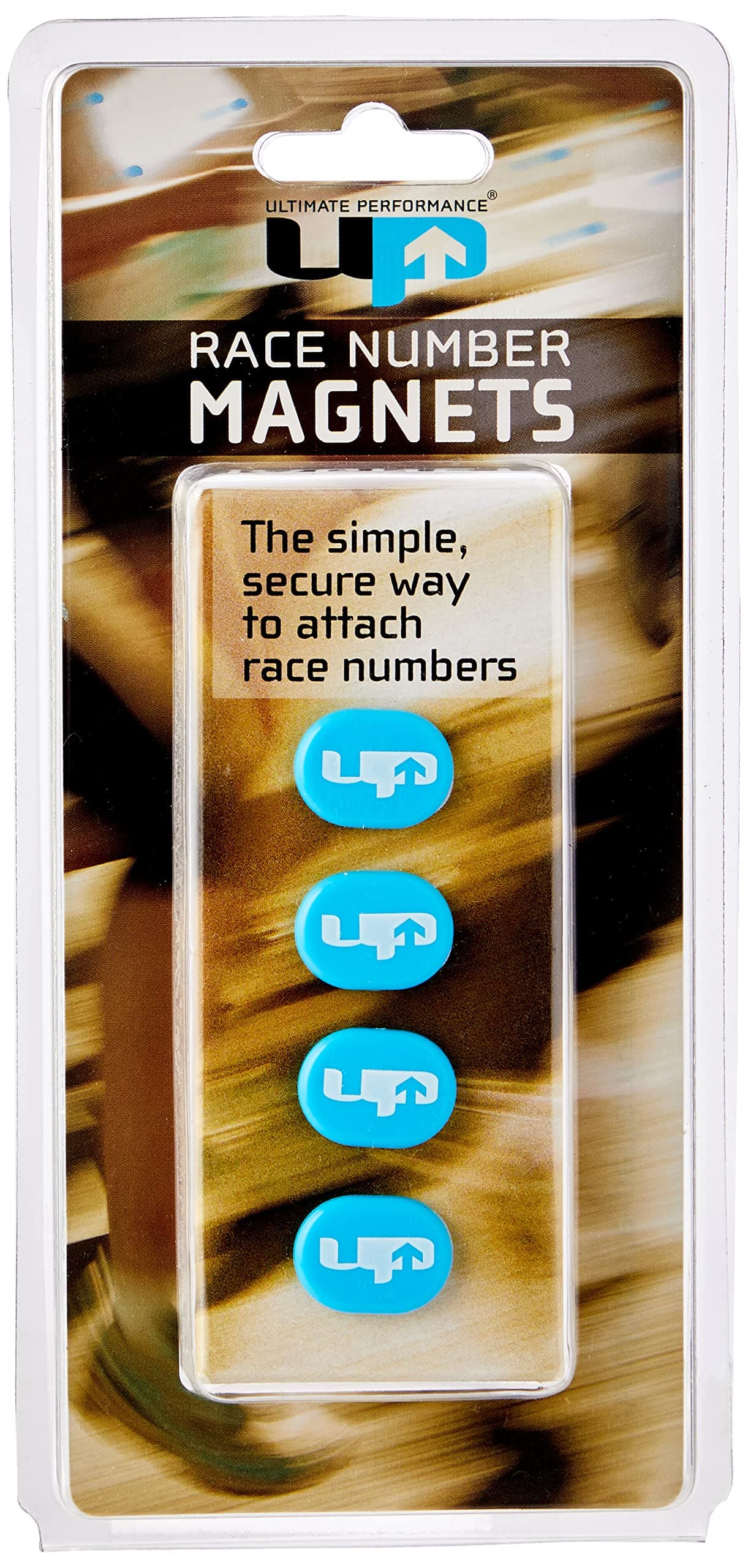 Ultimate Performance ULT. PERF. RUNNING RACE NUMBERS MAGNETS BLUE (6734), 4 Count (Pack of 1)