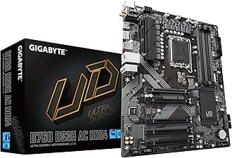 GIGABYTE B760 DS3H AC DDR4 (LGA 1700/ Intel/ B760/ ATX/ DDR4/ M.2/ PCIe 4.0/ USB 3.2 Gen 2 Type-C/Realtek Wi-Fi/Realtek GbE LAN/Q-Flash Plus/PCIe EZ-Latch/Motherboard)