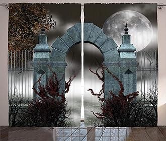 Ambesonne Multicolor Curtain Panels 108" X 90" Multi COMINHKG102243