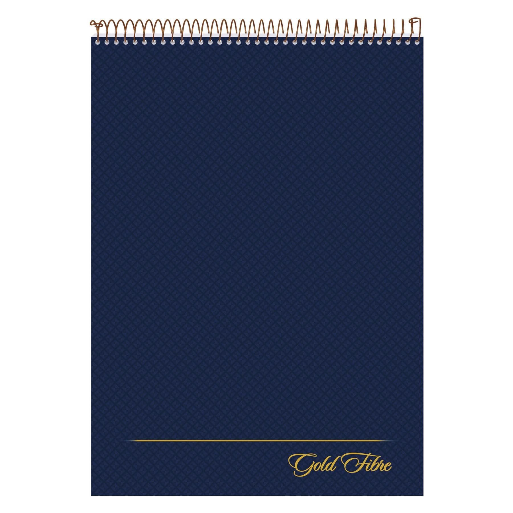 AMPAD Gold Fibre Project Planner, Top-Wire Bound, 8-1/2" x 11-3/4", Project Rule, Navy Cover, 70 Sheets (20-815) , White