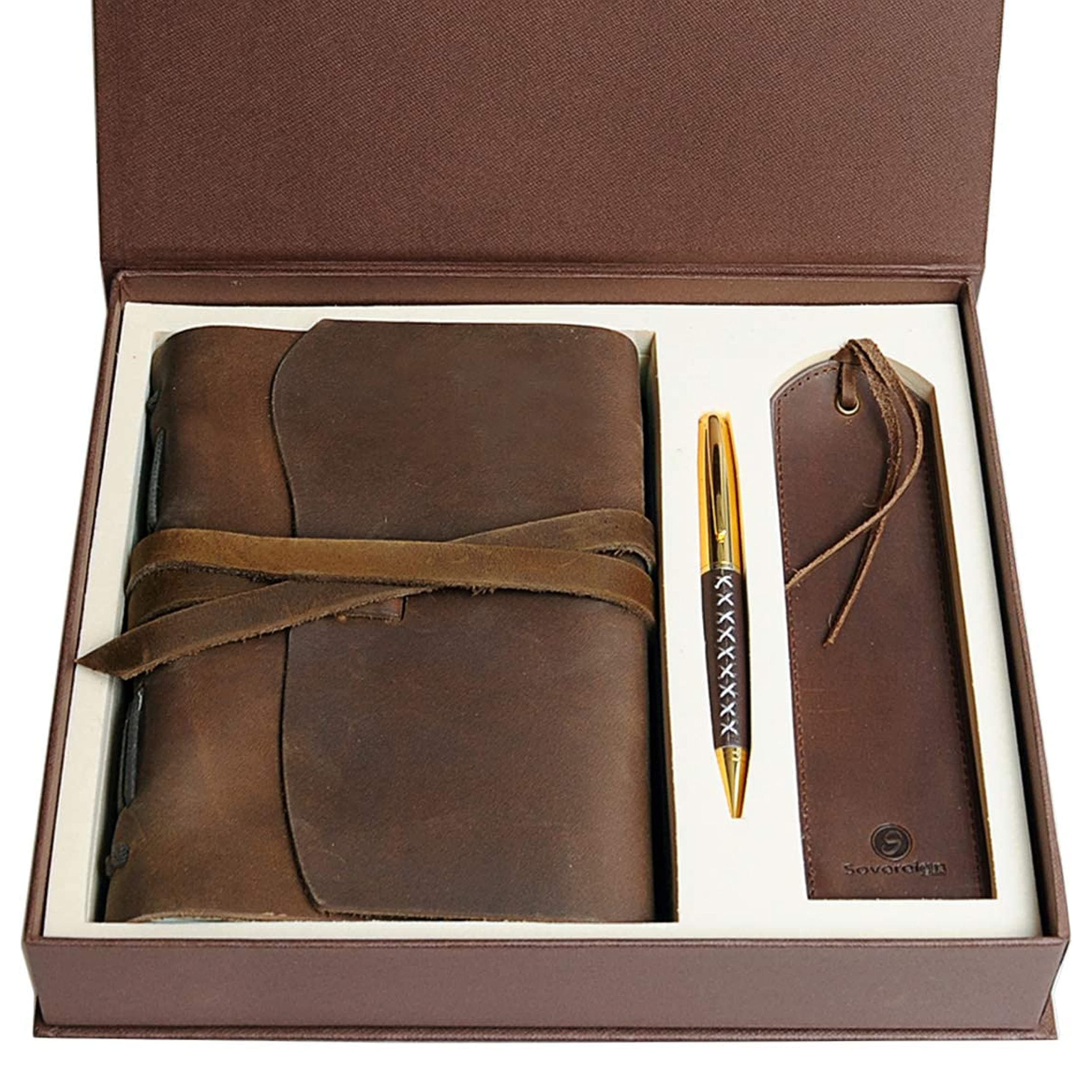 Sovereign-Gear Leather Journal Sets Parent 7" x 5" Gift Set