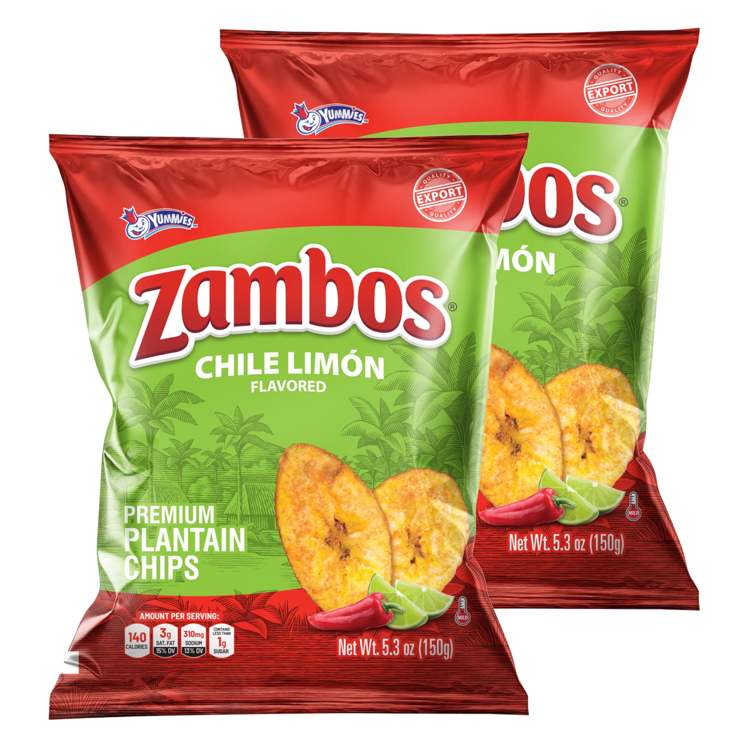 - Plantain Chips, Chile Limon | Pack of 2