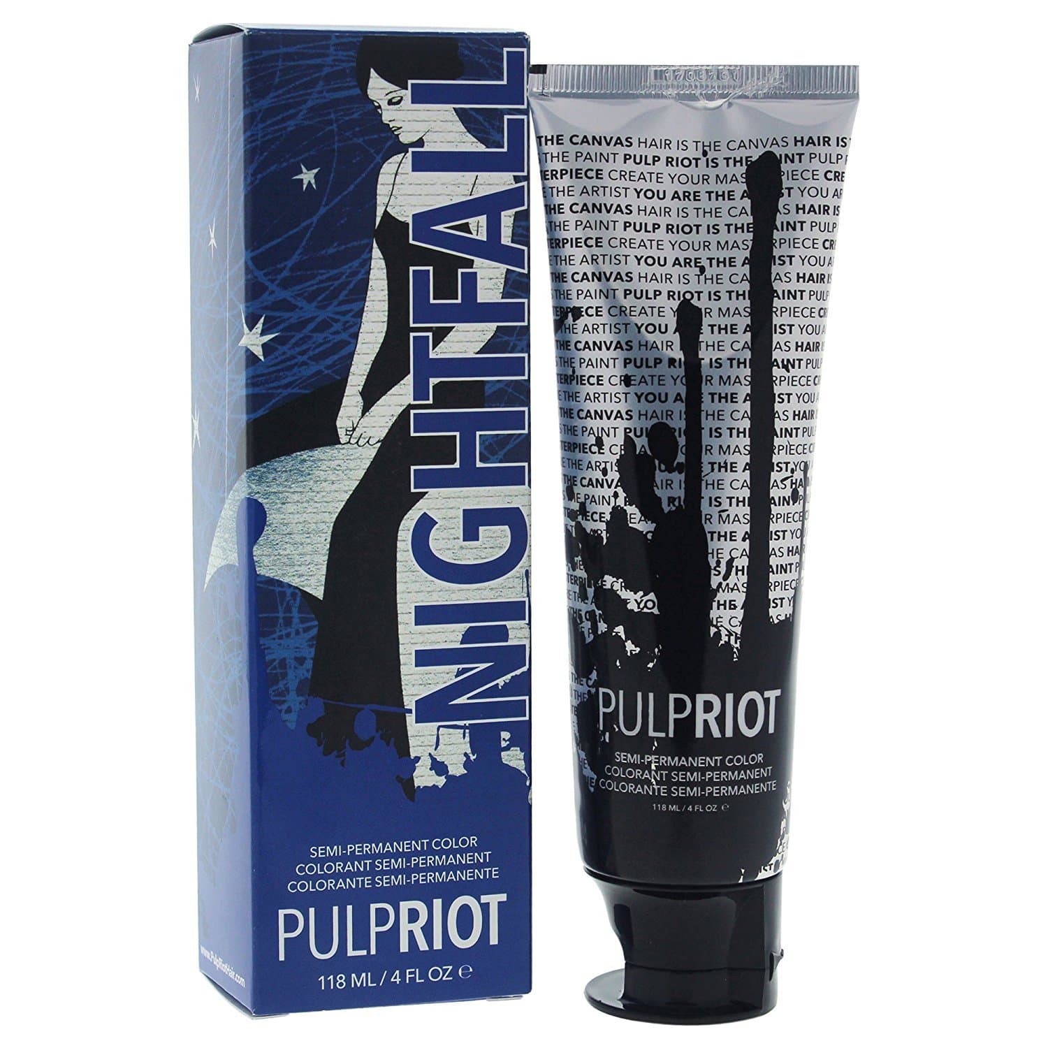 Pulp Riot Semi-Permanent Color Nightfall - Blue for Unisex - 4 oz