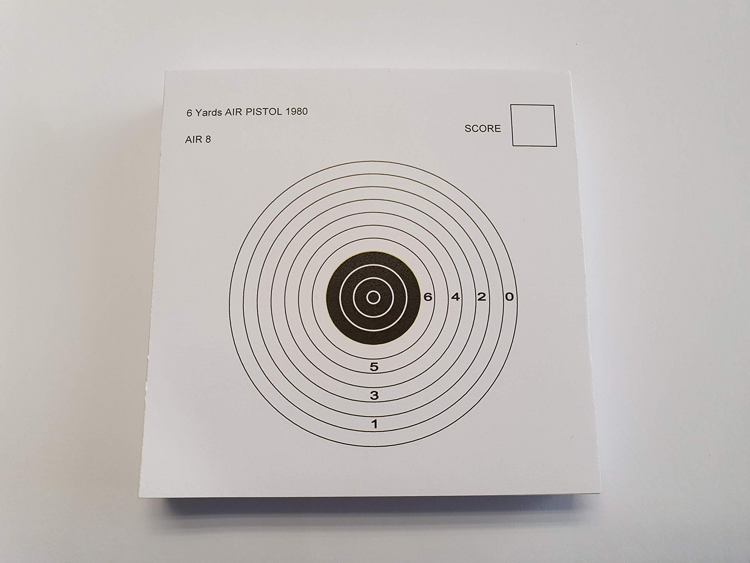 100 x 14cm 6 Yards Shooting Target - Circles Paper Targets Air Rifle Pistol 100gsm