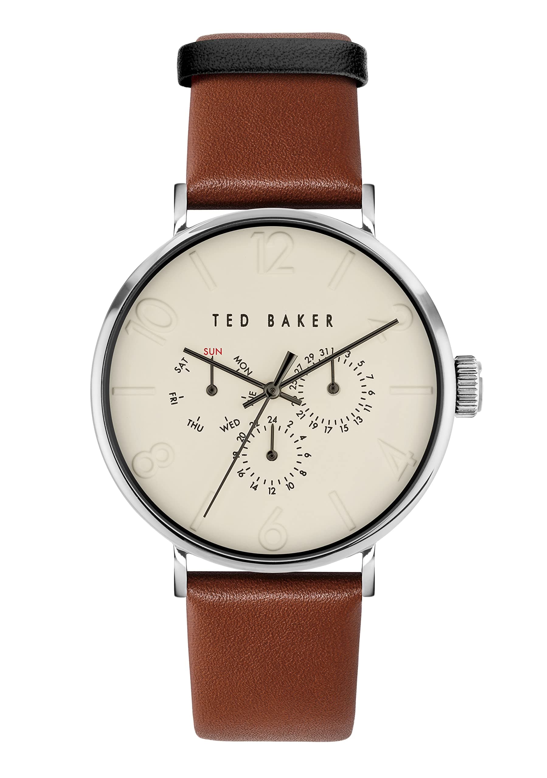 Ted BakerTed Baker 41 mm Phylipa Gents Multifunction Leather Strap Watch